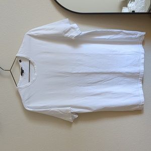 Vince basic white short sleeve tee shirt size L